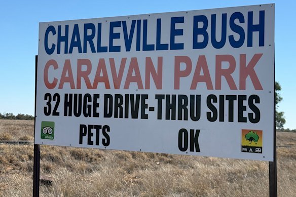 Charleville Bush Caravan Park would usually be full of travellers this time of year. This tourist season, it’s empty.
