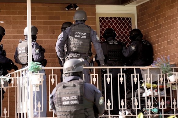 NSW Police’s anti-gang taskforce, Strike Force Falcon, will investigate the shootings.