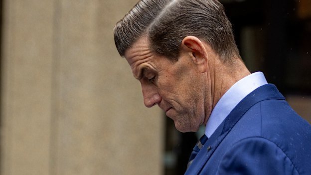 Ben Roberts-Smith, seen here outside court last year, is on remand in Sydney, charged with five counts of war crimes-murder.