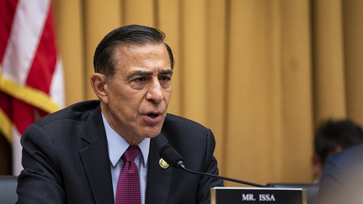 Rep. Darrell Issa speaking during a House Judiciary Committee hearing in Washington, D.C.