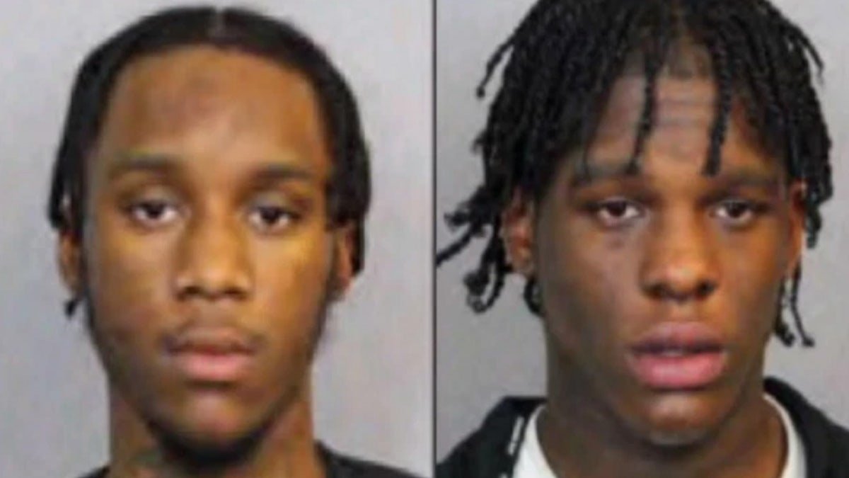 Kelvin Thomas Jr. and Jailen Lucas mugshots facing forward