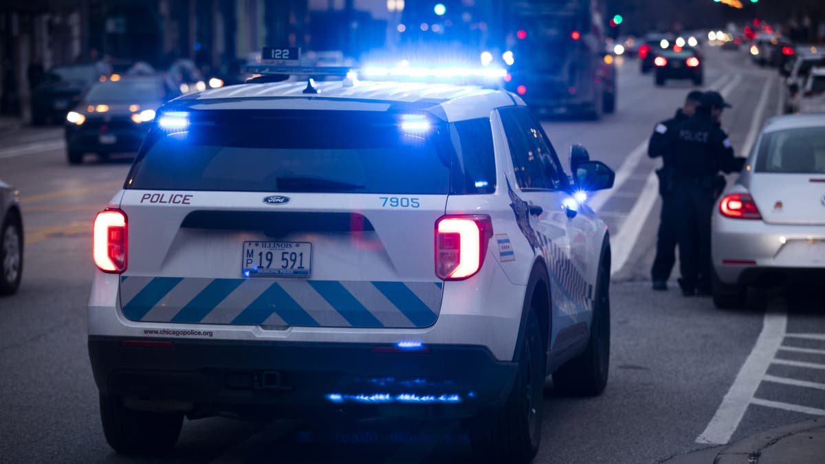 Chicago Police Department officers responding to an incident in Chicago