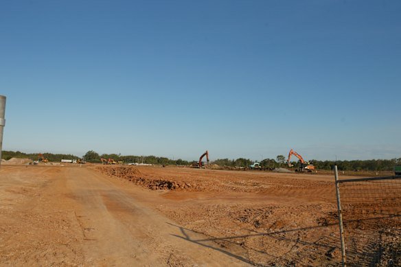 The second phase of the North Harbour development is being built. 