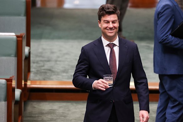 Floats his boat: Minister for Aged Care Sam Rae.