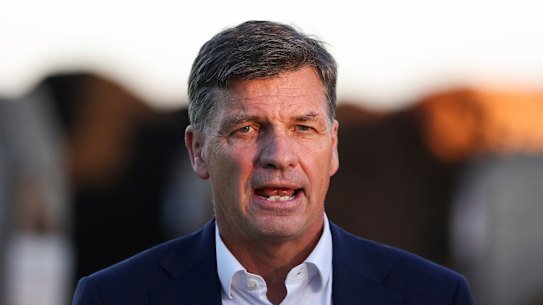 Opposition Leader Angus Taylor.