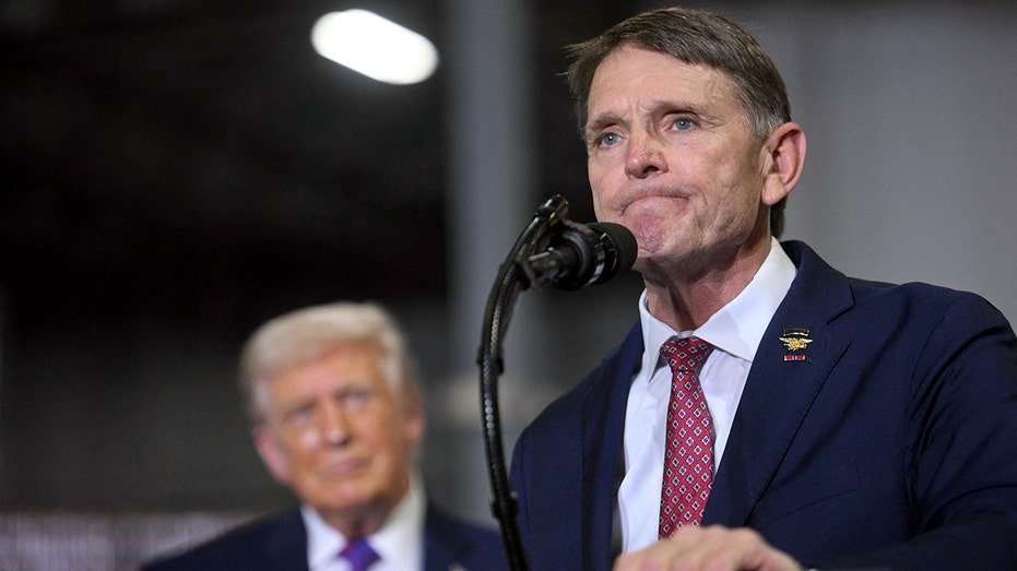 Ed Gallrein and President Donald Trump