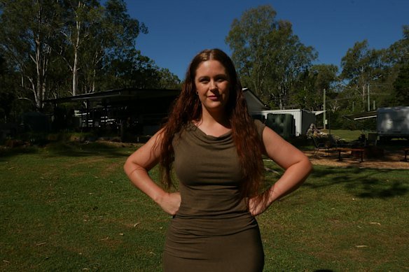 Natalie Taylor says the flood maps have unfairly affected her land. 