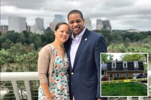 Justin Fairfax’s wife was celebrating with these final words hours before murder-suicide, her best friend says
