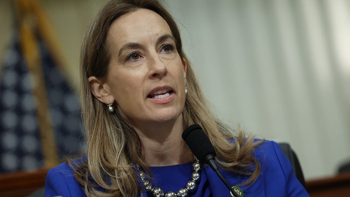 Rep. Mikie Sherrill questioning witnesses in a congressional hearing room