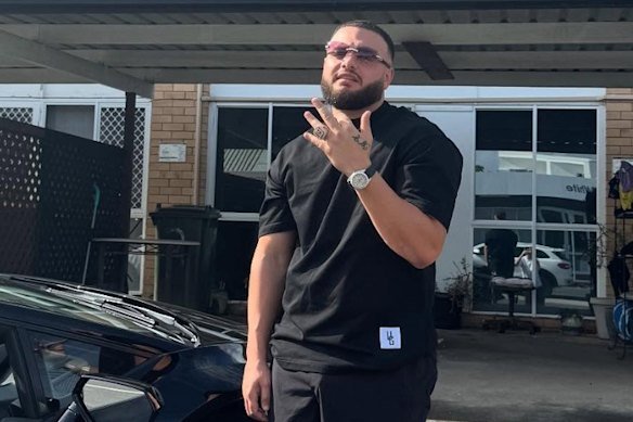Rapper Ali Younes, aka Ay Huncho. The kidnapped man is believed to be his bodyguard.