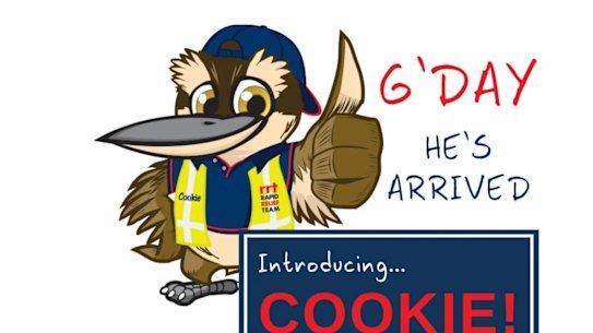 Cookie the Kookaburra: the logo the Brethren is suing its former member over.