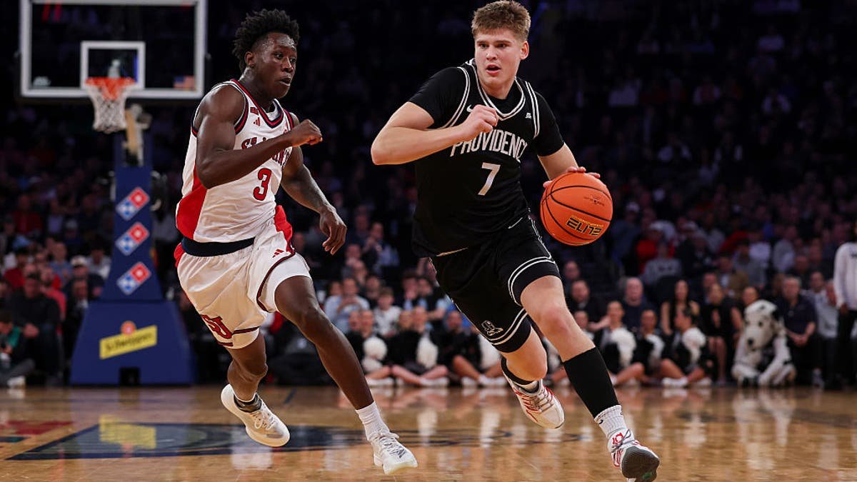 Vaaks averaged 15.8 points and 3.2 assists per game during his freshman season at Providence. (Photo by Ishika Samant/Getty Images)