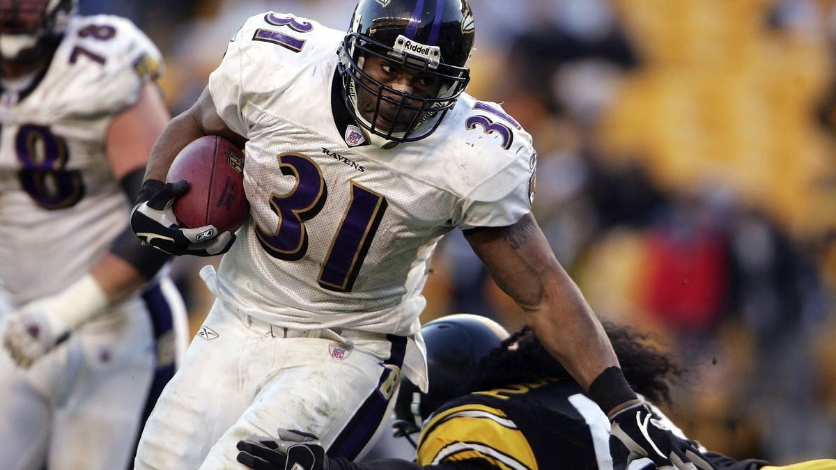 Jamal Lewis was the 2003 NFL MVP. (Photo by Chris McGrath/Getty Images)