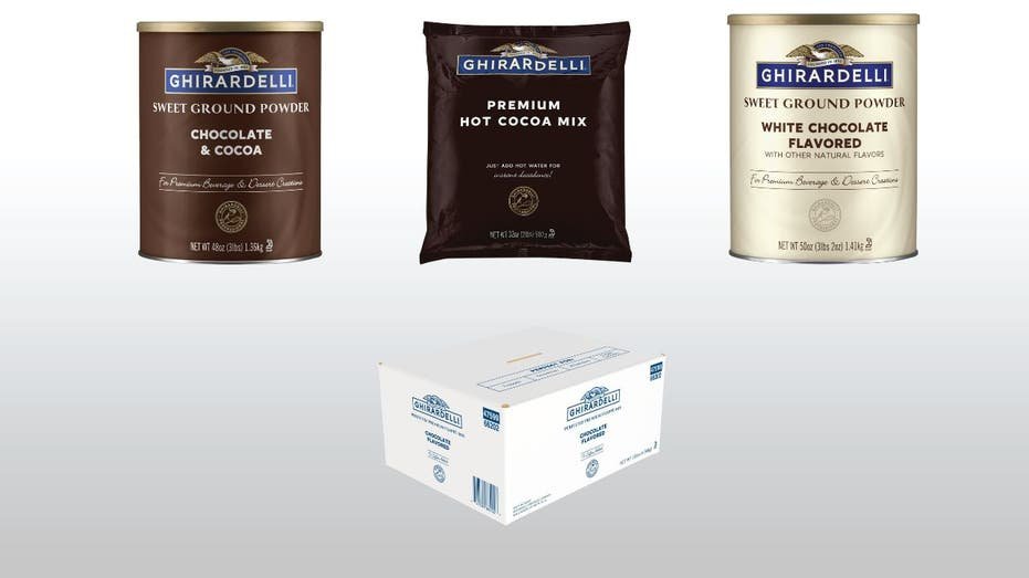 Multiple Ghirardelli Chocolate Co. products.