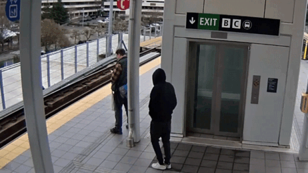 Man with prior arrest caught allegedly trying to shove stranger into train tracks twice in terrifying video