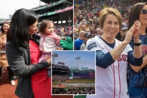 Democrat Gov. Maura Healey, Boston Mayor Michelle Wu booed at Red Sox home opener Democrat Gov. Maura Healey, Boston Mayor Michelle Wu booed at Red Sox home opener