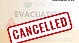 Town of Peace River, Alta. cancels evacuation alert as flood threat recedes