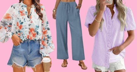Santorini Is Calling! These Loose and Slimming Pieces Nail the Dreamy Style — From Santorini Is Calling! These Loose and Slimming Pieces Nail the Dreamy Style — From