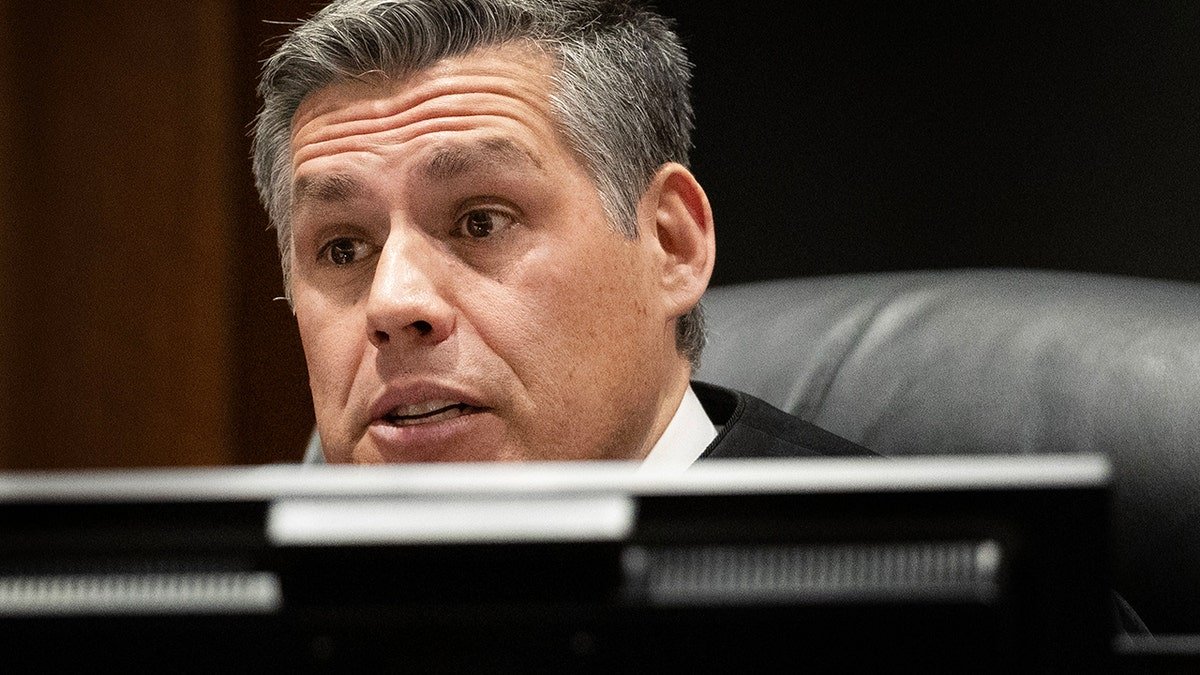 Judge Tony Graf speaking during a court hearing in Provo, Utah