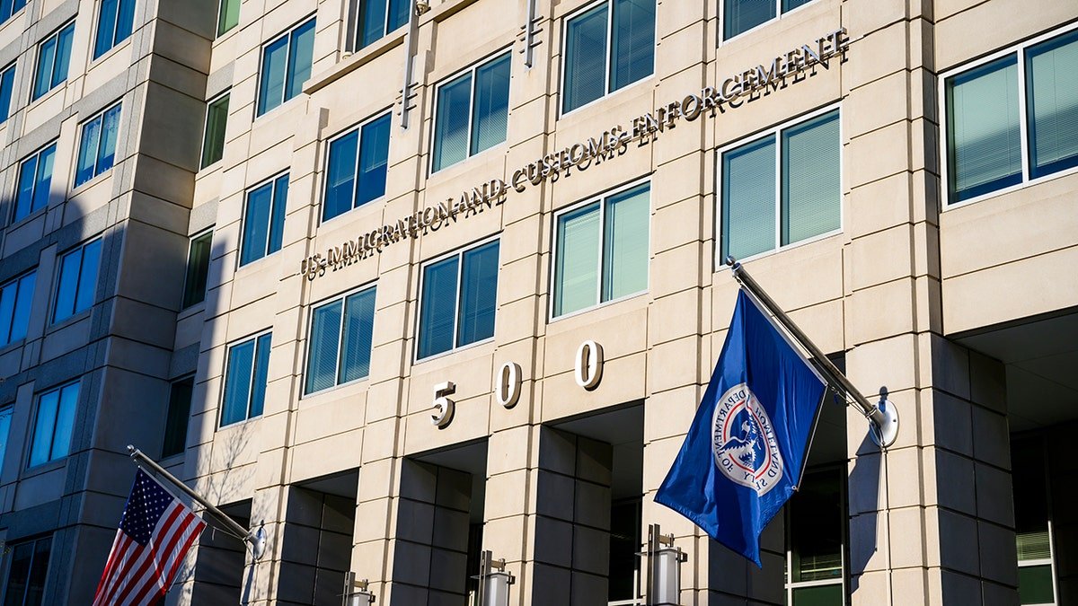U.S. Immigration and Customs Enforcement headquarters building in Washington, D.C.