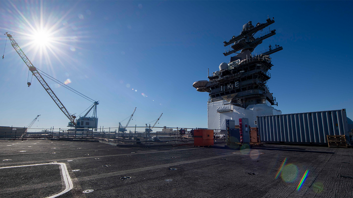 The USS Dwight D. Eisenhower