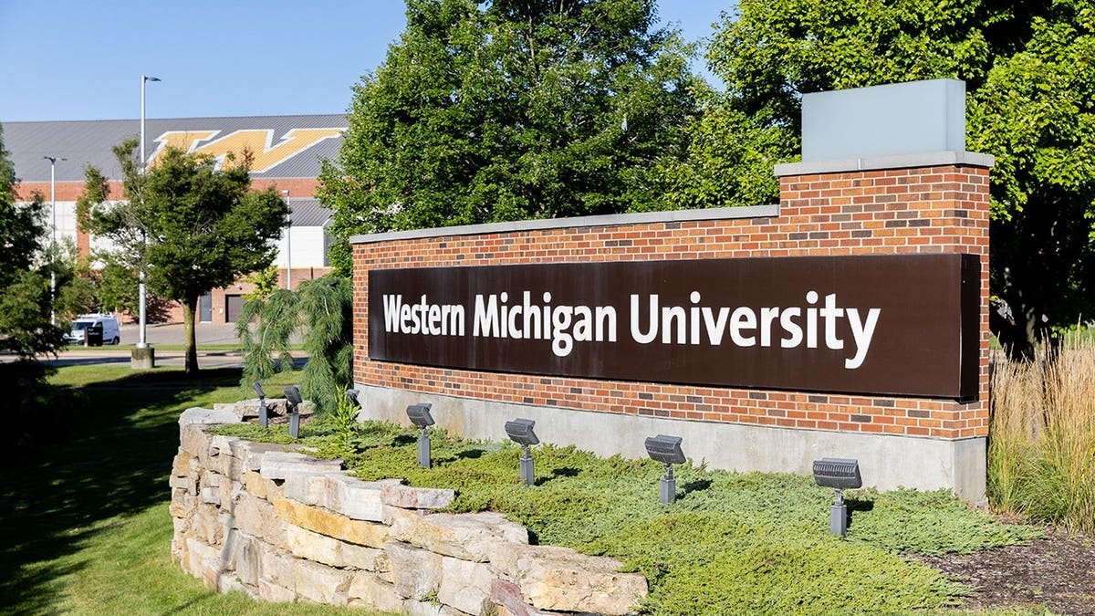 A view of Western Michigan University campus with investigative activity.