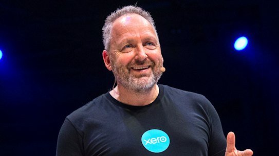 Xero founder Rod Drury in 2018. He has retired from the company’s board, but remains an adviser.