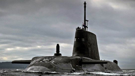 A British Astute class submarine.