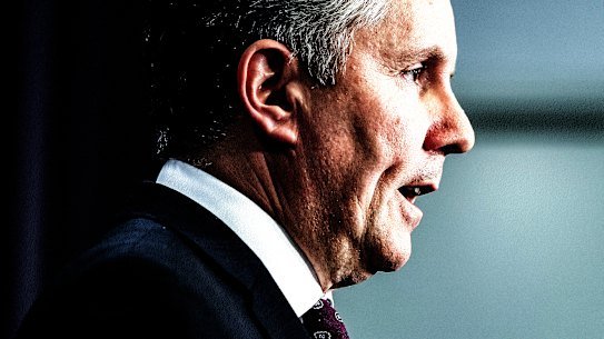 Mark Butler during a press conference at Parliament House in Canberra on Thursday 14 May 2026.