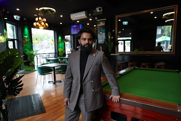 Hospitality venue owner Arjun Reddy is concerned about the impact recent crimes are having on his industry. 