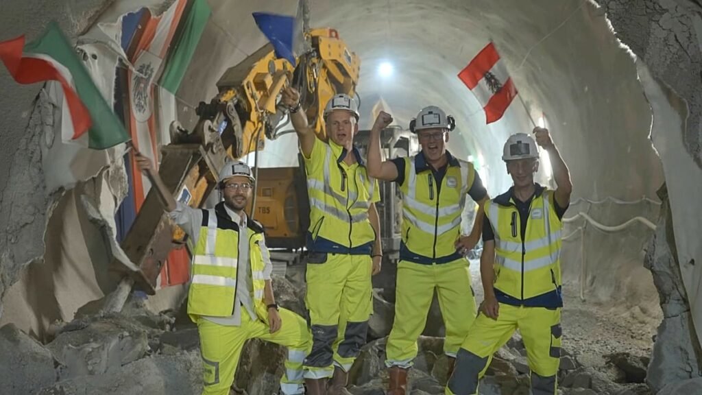 World record made in Europe: The world’s longest railway tunnel is being built under the Alps