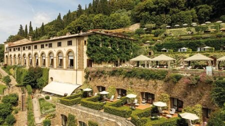 Luxurious Villa San Michele hotel reopens above Florence