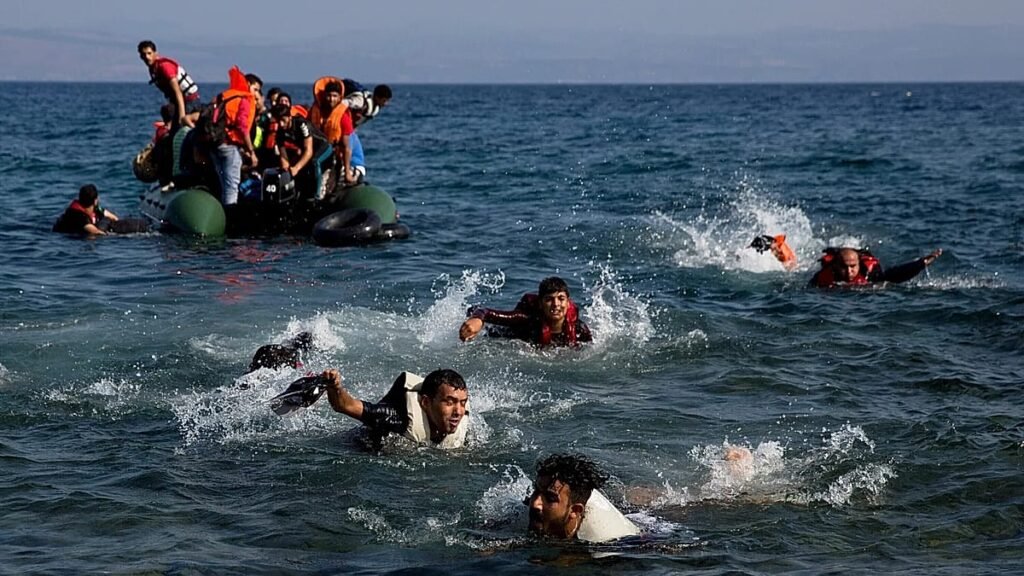 Greek coastguard accused of migrant boat pushback in Aegean Sea Greek coastguard accused of migrant boat pushback in Aegean Sea