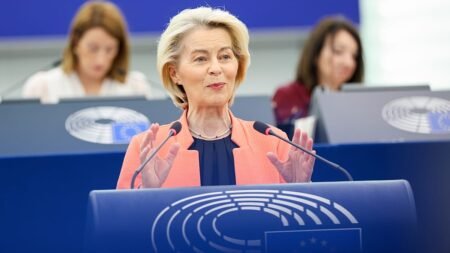 Von der Leyen calls for completing single market in EU parliament addr