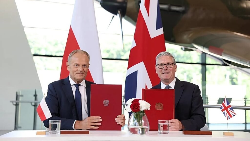 UK and Poland sign ‘major’ defence treaty