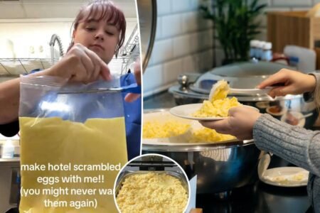 Hotel guests vow never to eat free breakfast again after learning how buffet scrambled eggs are made: ‘What the f- -k is that?’