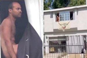 Naked man screams threats as neighbors say their concerns are being ignored