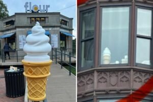 Bakery’s missing ice cream mascot possibly spotted in dorm room window