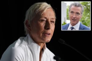 Women’s tennis legend speaks out on California trans athlete controversy as Newsom faces criticism