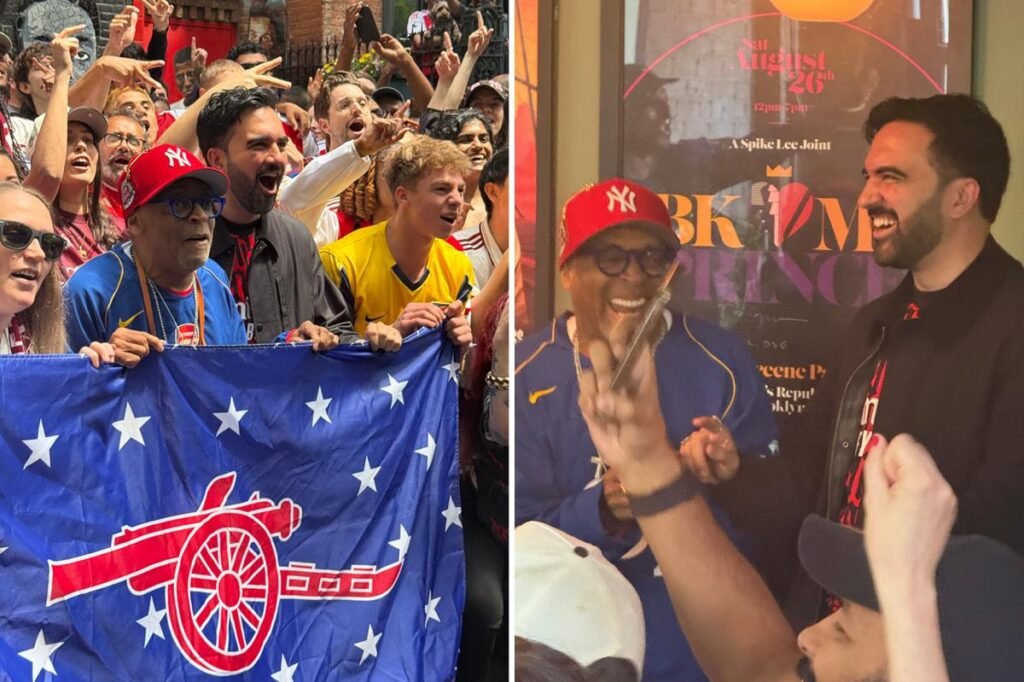 Zohran Mamdani rubs elbows with Spike Lee to cheer on English soccer team in NYC Zohran Mamdani rubs elbows with Spike Lee to cheer on English soccer team in NYC