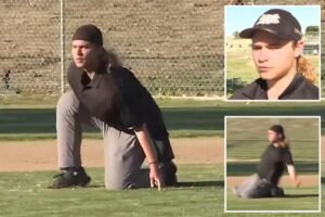 Little League umpire goes viral for insane antics on the field