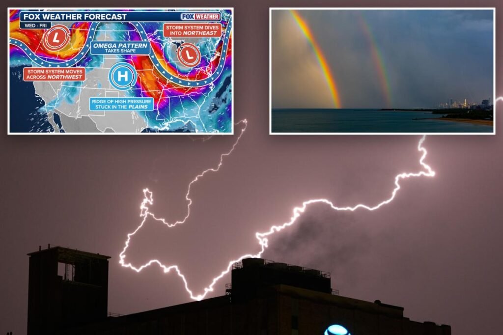 Majority of US to experience severe heat, storms and dreary conditions thanks to omega weather pattern