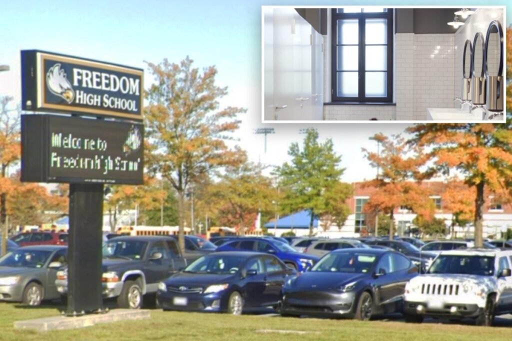 Trans student in woke Virginia school district accused of filming dozens of classmates in bathroom