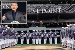 Pete Hegseth tears into DEI, ‘woke military’ in fiery West Point graduation speech