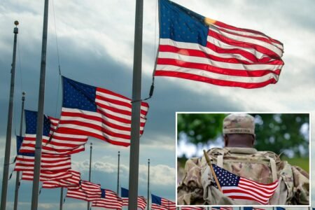 Flags always fly at half-staff nationwide on Memorial Day — how to properly honor US Armed Forces Flags always fly at half-staff nationwide on Memorial Day — how to properly honor US Armed Forces