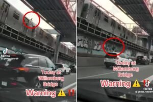 Disturbing video shows gruesome subway surfing incident that killed 1 in NYC — as the other gravely injured