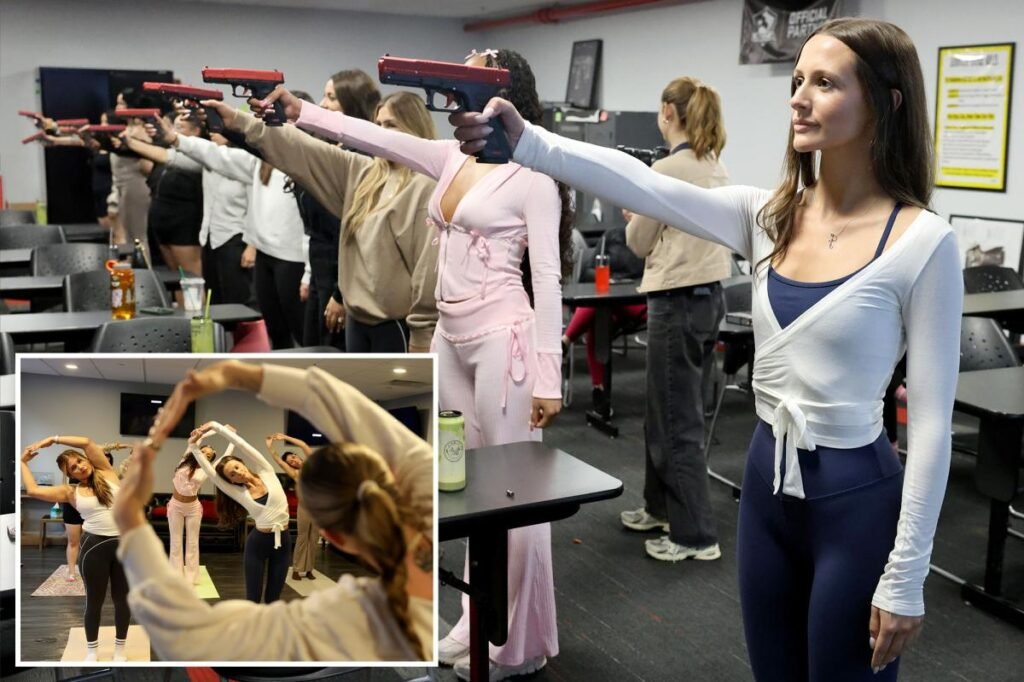 Exclusive | I took the first-of-its-kind ‘Pistols and Pilates’ class — and it left me sweating bullets