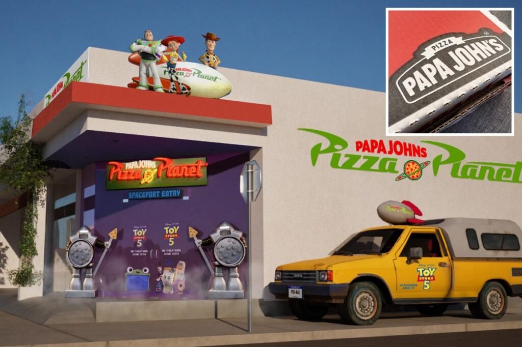 Papa Johns to open Pizza Planet pop-ups in LA for ‘Toy Story 5’ Papa Johns to open Pizza Planet pop-ups in LA for ‘Toy Story 5’