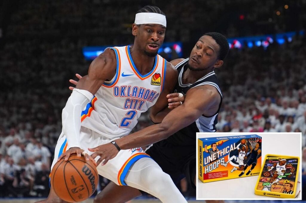 Shai Gilgeous-Alexander sends legal threat to company game mocking his constant flops Shai Gilgeous-Alexander sends legal threat to company game mocking his constant flops