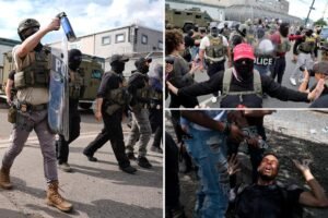 Anti-ICE mob unleashes another round of twisted taunts in clashes with feds at Newark’s Delaney Hall Anti-ICE mob unleashes another round of twisted taunts in clashes with feds at Newark’s Delaney Hall